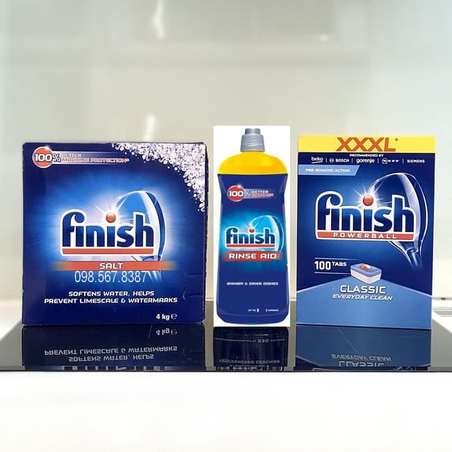 Các loại viên rửa bát Finish được ưa chuộng nhất hiện nay