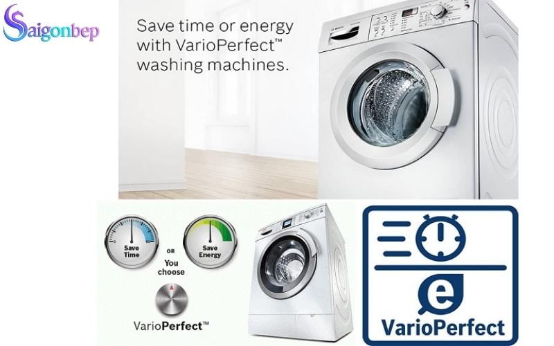 Các tính năng ở máy giặt Serie 8 Bosch