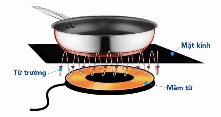 Cấu tạo và nguyên lý hoạt động của bếp từ