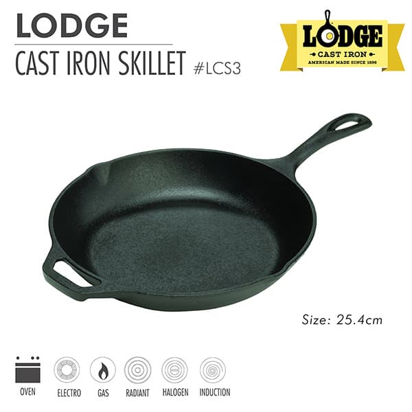 Chảo gang LODGE LCS3