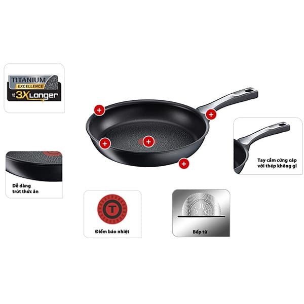 Chảo từ Tefal Expertise 21/24/26/28