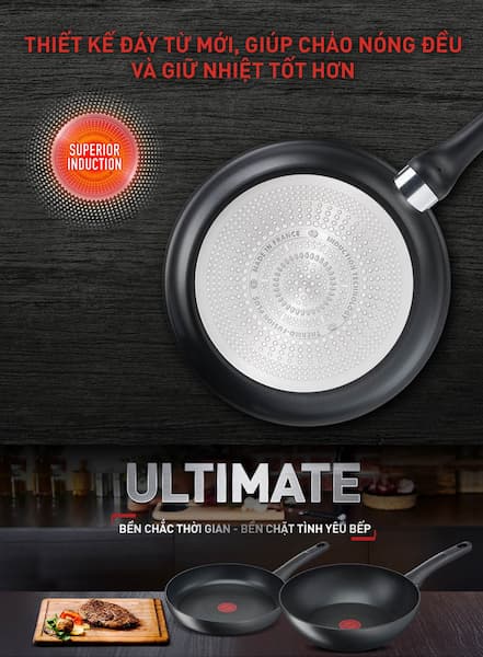 Chảo từ Tefal Ultimate Size 20/24/26/28