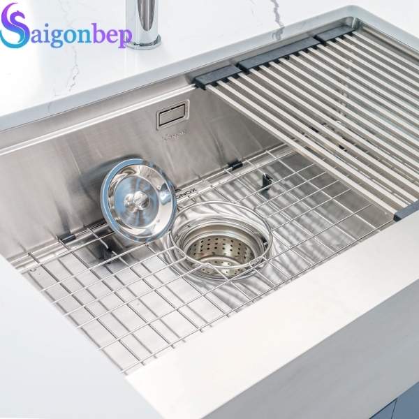 Chậu rửa bát Konox inox 1 hố Apron Sink KN8051AS Retta