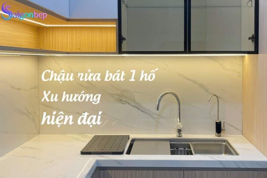 chậu rửa bát 1 hố