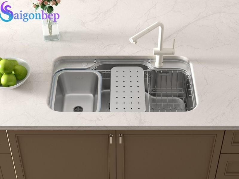 Chậu rửa bát chống xước Konox Dekor 8048SU