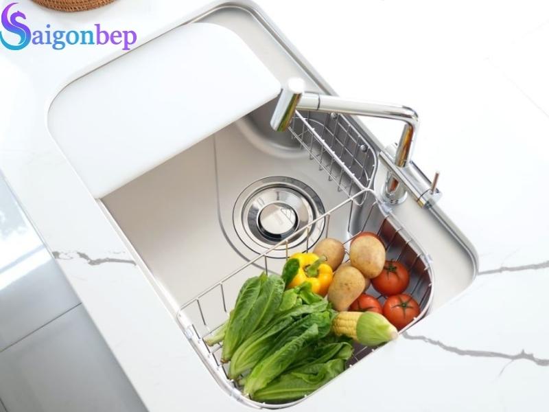 Chậu rửa bát 1 hố Konox TARI 7851SR/SM Full