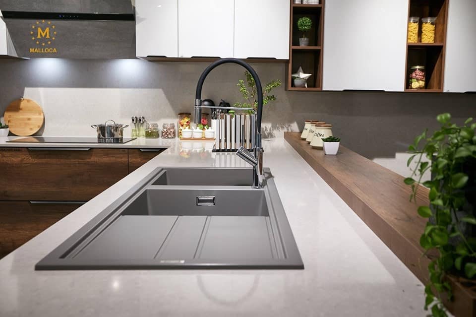 Chậu rửa bát Malloca chế tác của Châu Âu