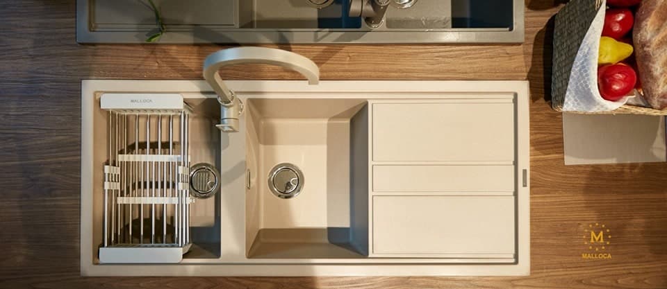 Chậu rửa bát Malloca chế tác của Châu Âu