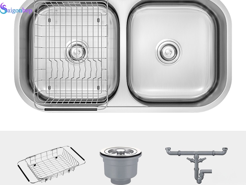Chậu rửa bát Konox KN8246DUA