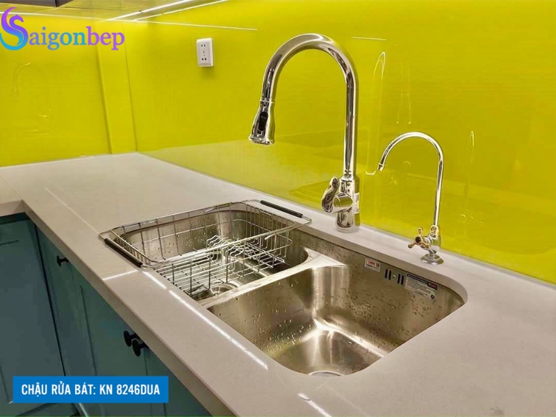 Trang bị 2 vùng rửa riêng biệt