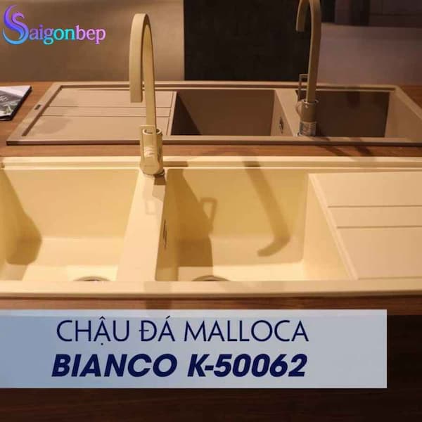 Chậu rửa chén Malloca BIANCO K-50062