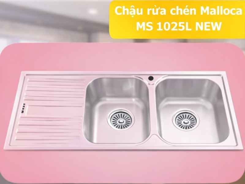 Chậu rửa chén Malloca MS 1025L NEW