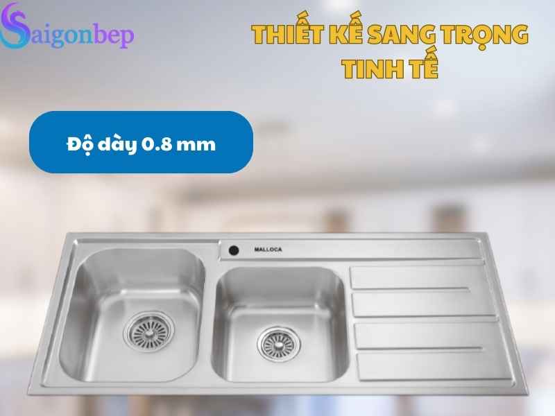 Chậu rửa chén Malloca MS 1027R NEW