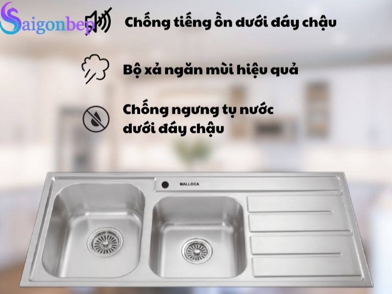 Chậu rửa chén Malloca MS 1027R NEW