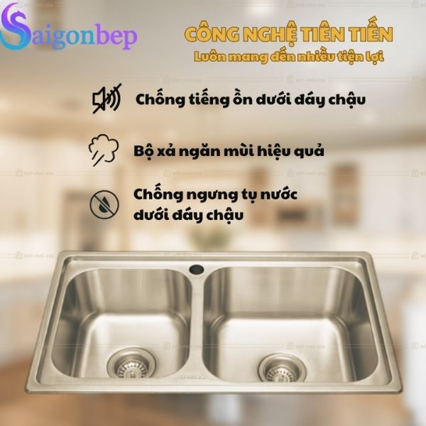 Chậu rửa chén Malloca MS 2076E
