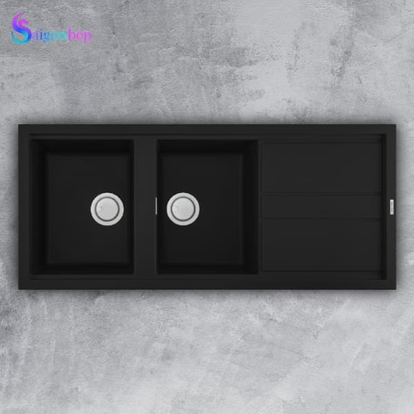 Chậu rửa chén Malloca NERO K-50040