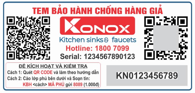 Chậu rửa Konox