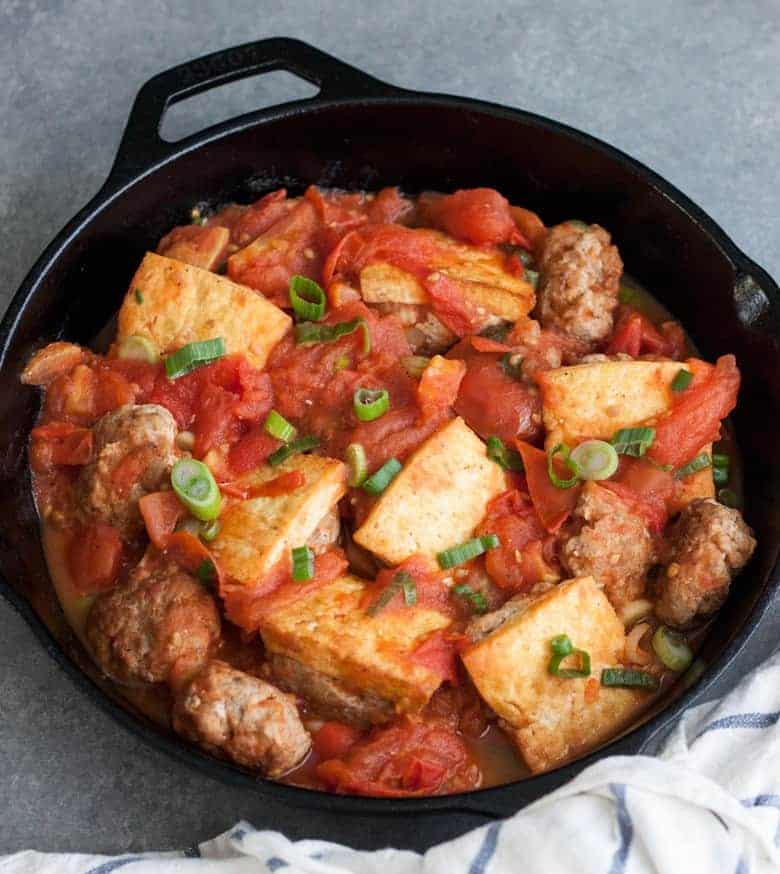 Đậu hủ sốt cà