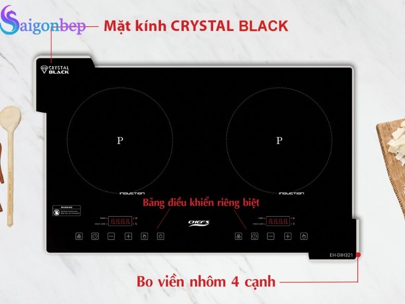Bếp từ đôi Chef's EH–DIH321