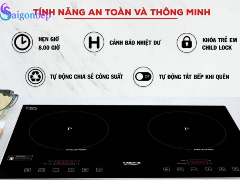 Bếp từ đôi Chef's EH–DIH321