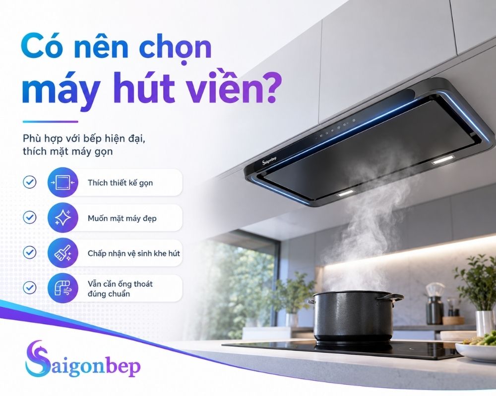 Có nên chọn máy hút mùi cho gia đình
