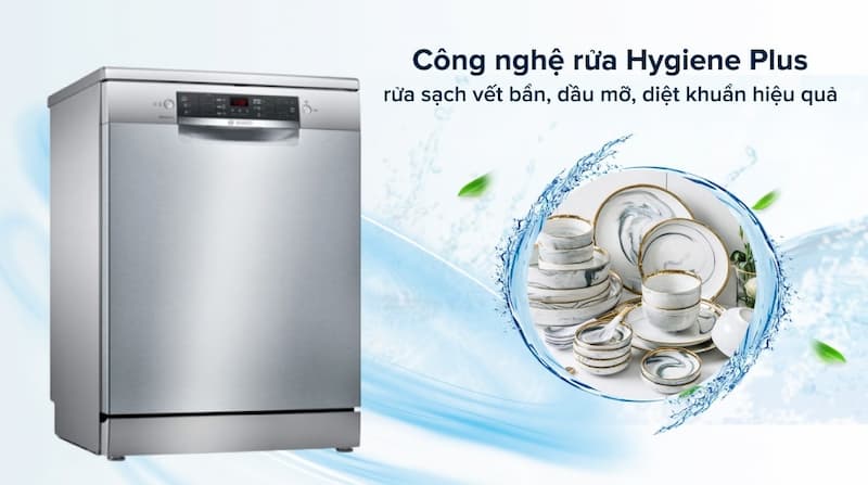 Công nghệ tiên tiến có trong máy rửa chén Bosch