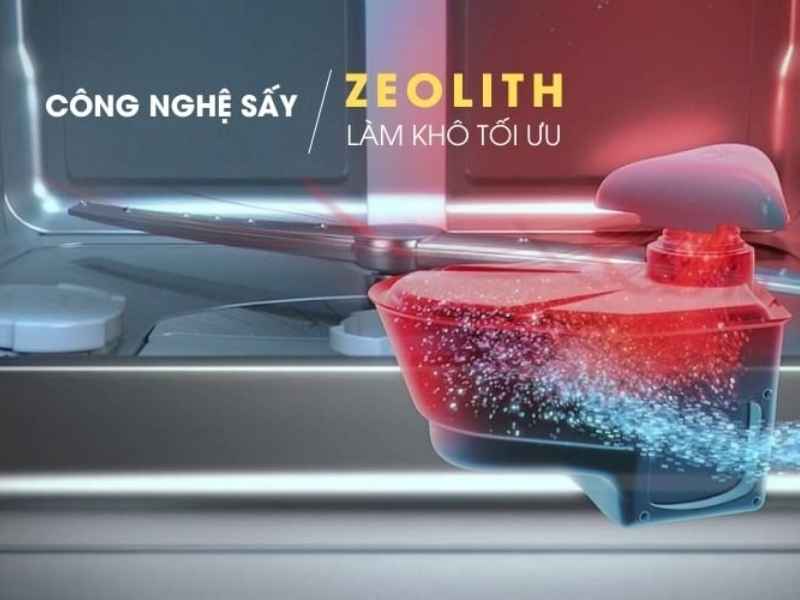 Công nghệ sấy tăng cường máy rửa chén Bosch