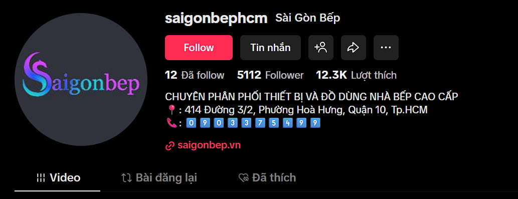 Tiktok Sài Gòn Bếp