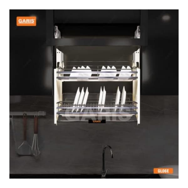 Giá bát đĩa nâng hạ nan vuông Garis GL0690E