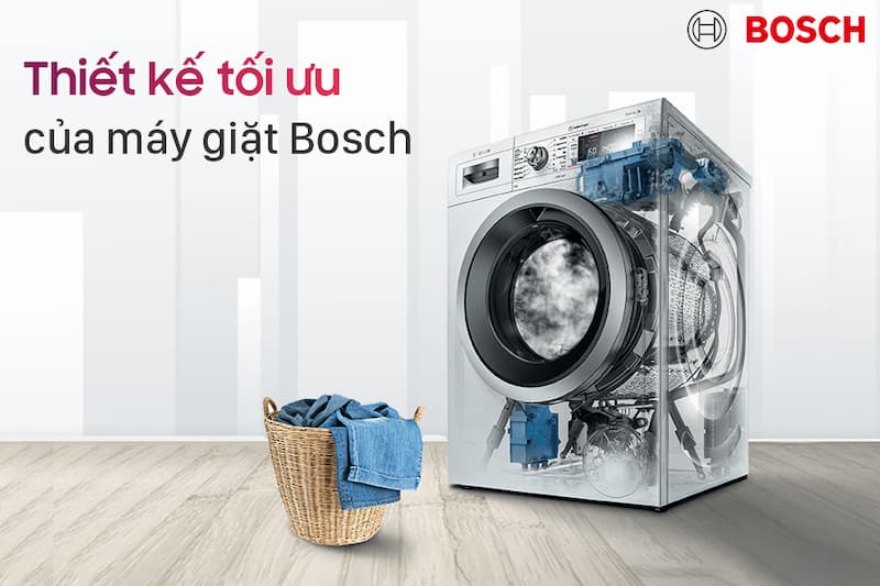 Giảm đến hơn 50% cho máy giặt và máy sấy Bosch chính hãng