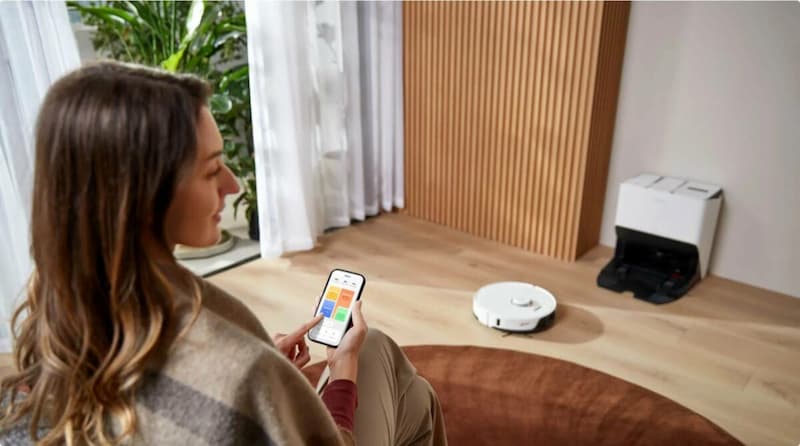 Lưu bản đồ robot hút bụi