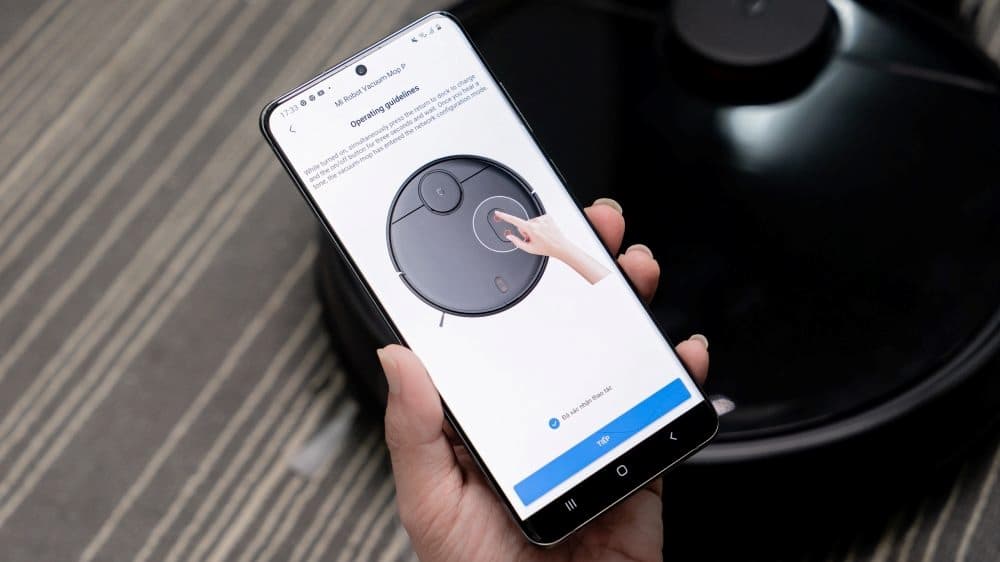 Lưu bản đồ robot hút bụi