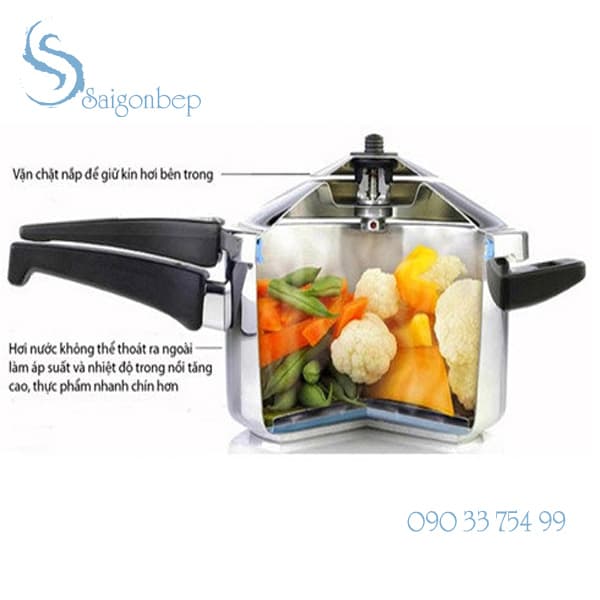 Một số hướng dẫn khi sử dụng nồi áp suất Fissler