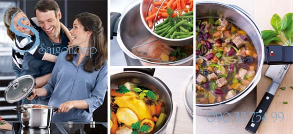 Một số hướng dẫn khi sử dụng nồi áp suất Fissler