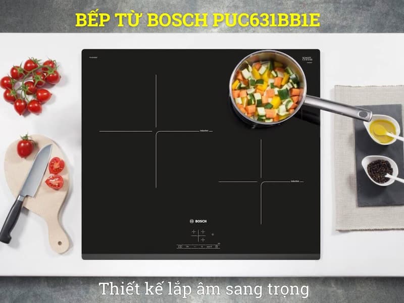 Bếp từ Bosch 3 vùng nấu PUC631BB1E
