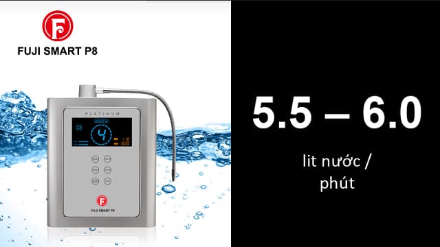 Máy lọc nước ion kiềm Fuji Smart P8