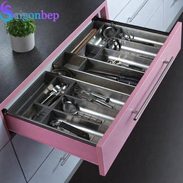 Khay thìa nĩa inox 304 Eurogold E0650A