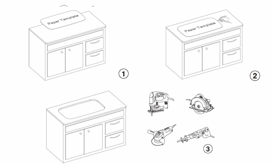 lắp đặt chậu rửa bát Kluger