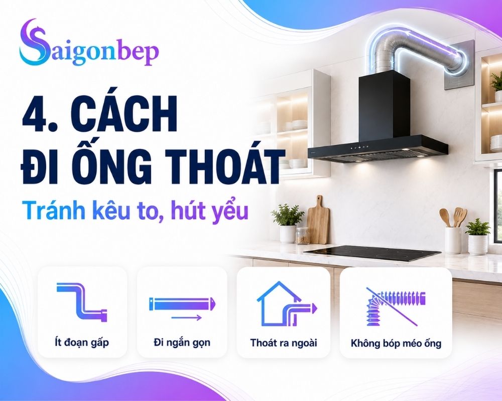 Kiểm tra những yếu tố có thể ảnh hưởng đến ống thoát