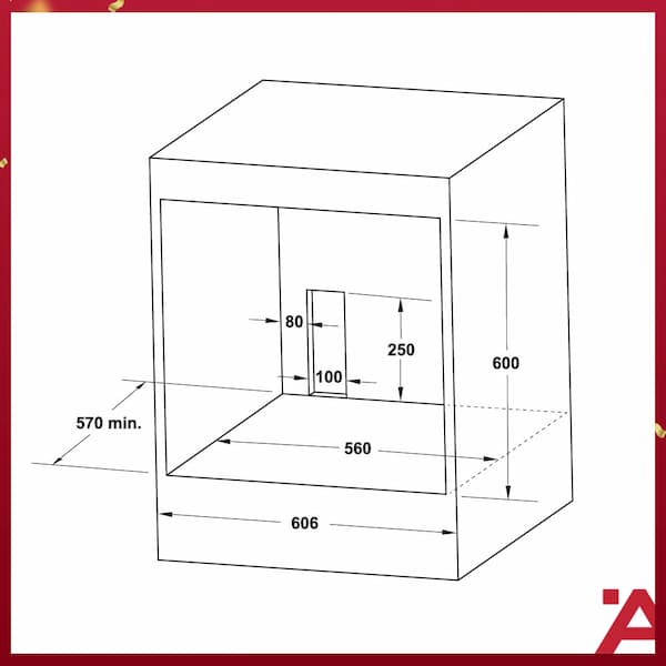 Lò nướng âm tủ Hafele HO-2K65A 538.61.431