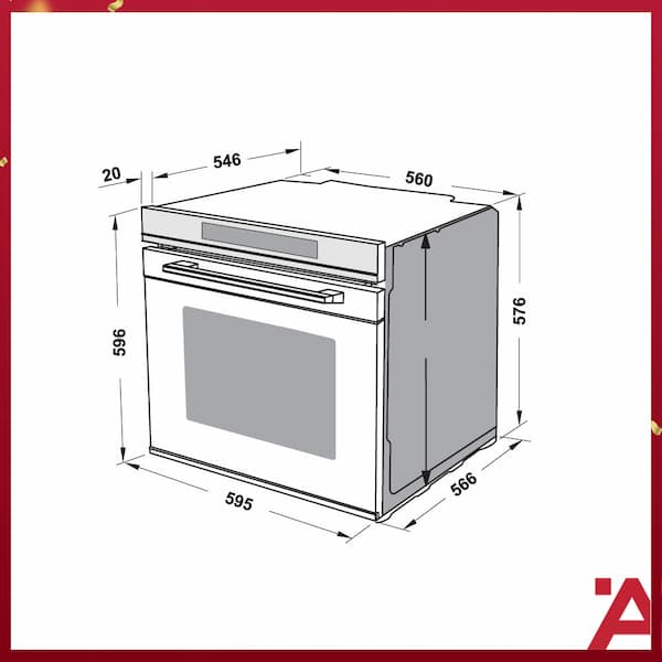 Lò nướng âm tủ Hafele HO-8T72A 538.01.421