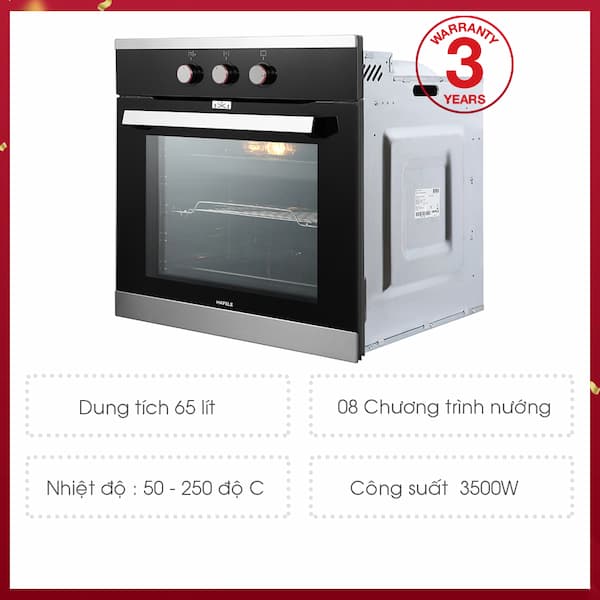 Lò nướng âm tủ Hafele HO-K60B 534.05.581