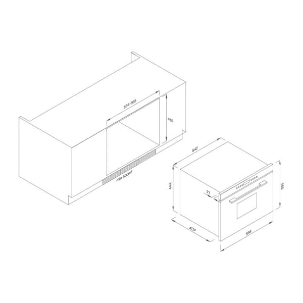 Lò nướng âm tủ Malloca MOV35-IX03