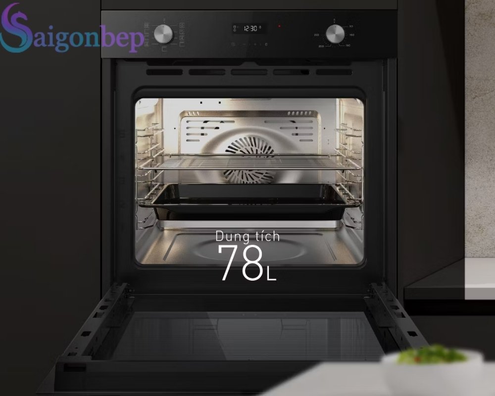 Dung tích lớn thoải mái chứa những món ăn lớn