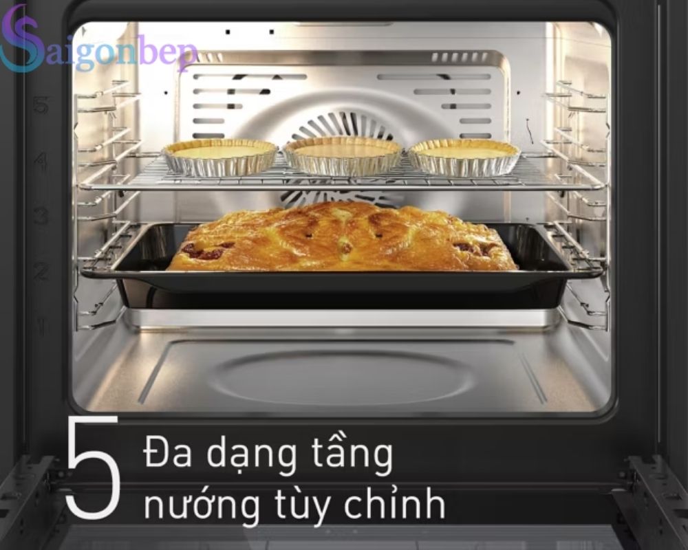 Dễ dàng quan sát bên trong lò