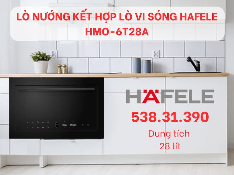 Lò nướng kết hợp ví sóng âm tủ Hafele HMO-6T28A 538.31.390