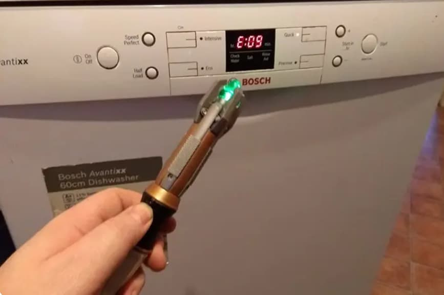 Lỗi E09 trên máy rửa bát Bosch