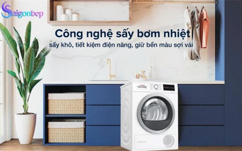 Công nghệ sấy bơm nhiệt của máy sấy quần áo Bosch