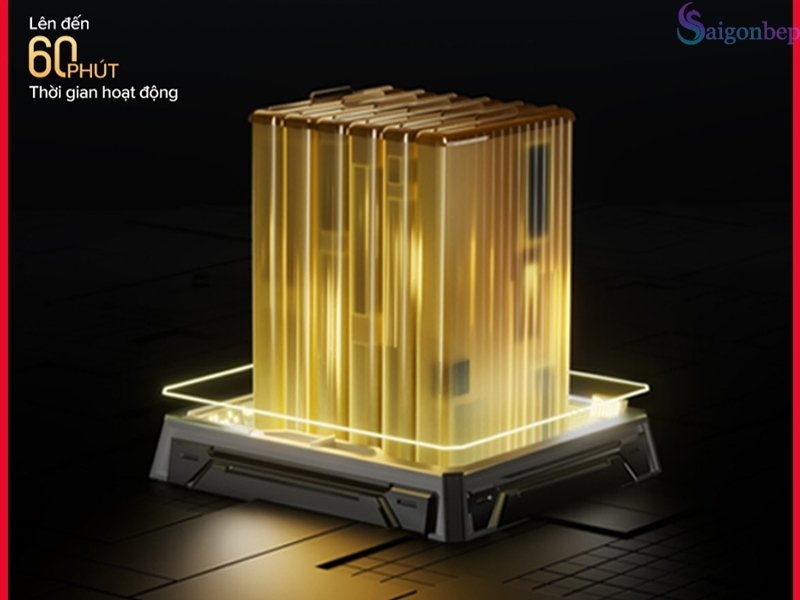 Hiệu suất pin lớn dễ dàng dọn dẹp khắp ngôi nhà