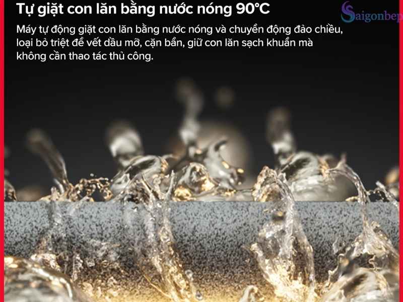 Giặt nước nóng đánh tan dầu mỡ và vi khuẩn
